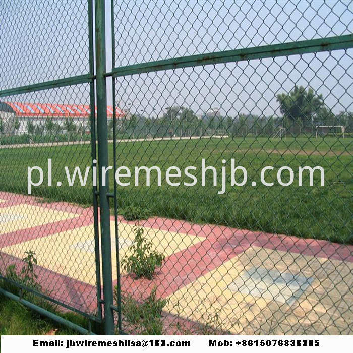 PVC Coated And Galvanized Chain Link Fence